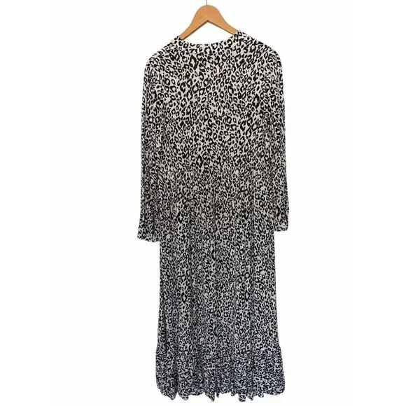 Mare Mare X Anthropologie Lynda White Leopard Maxi Dress Size S - Picture 5 of 12
